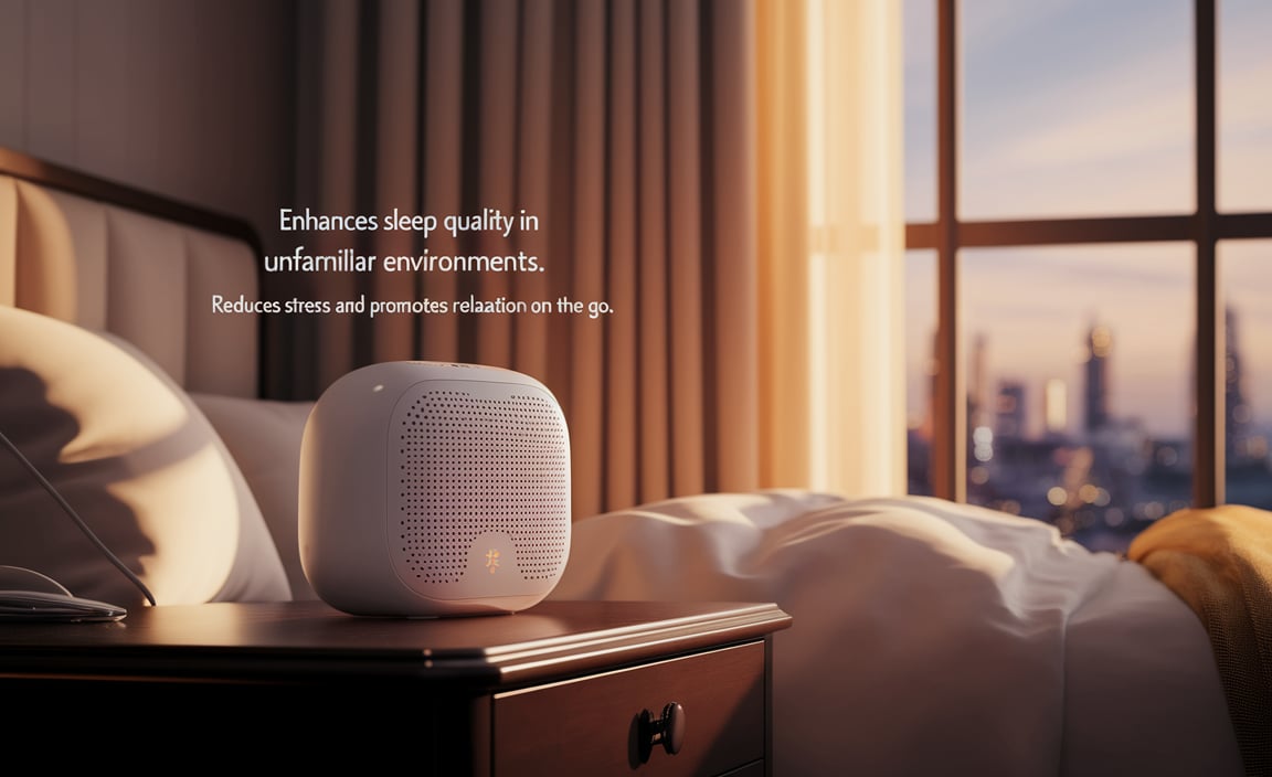 Benefits of Using a White Noise Machine While Traveling