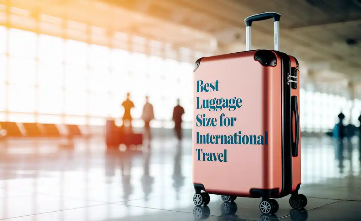 Best Luggage Size For International Travel