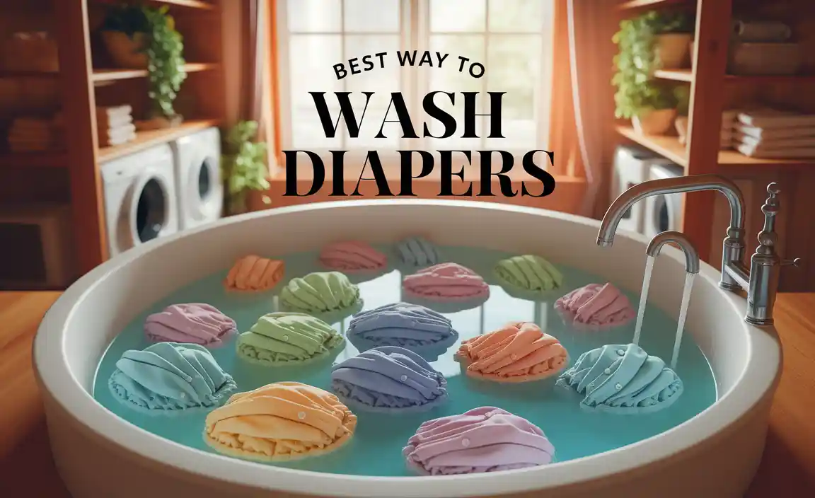 Best Way To Wash Cloth Diapers