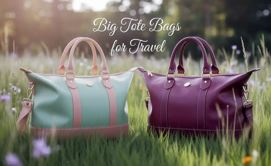 Big Tote Bags For Travel