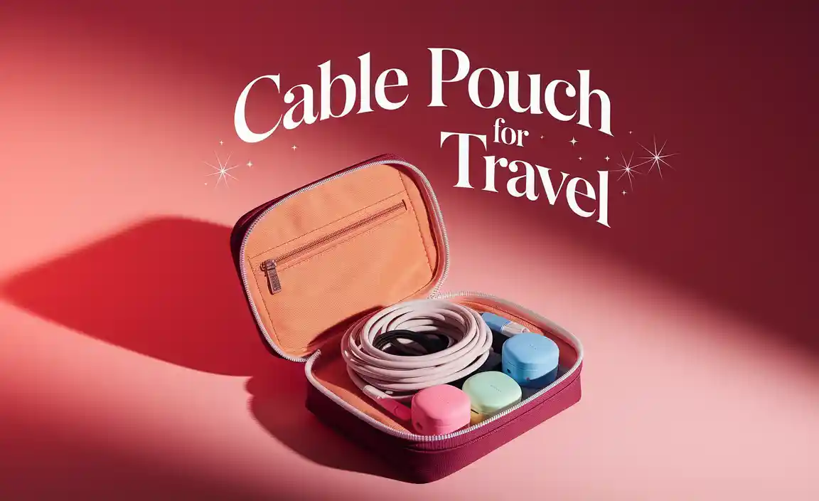 Cable Pouch For Travel