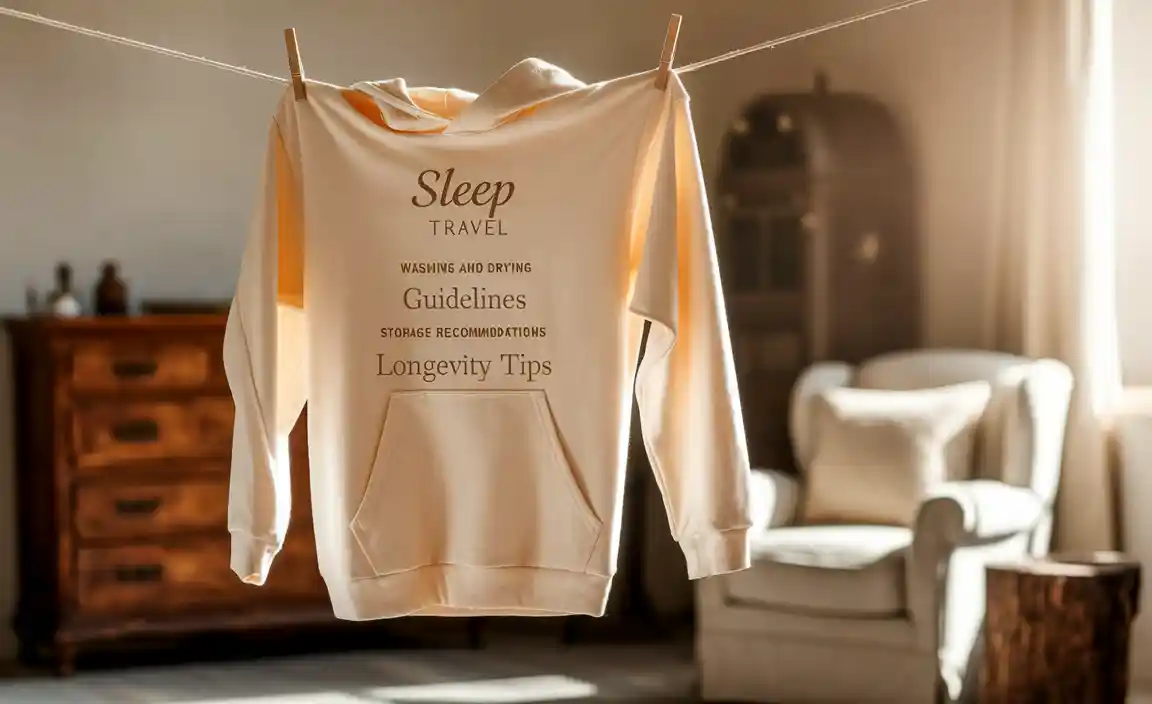 Care and Maintenance Tips for Sleep Travel Hoodies