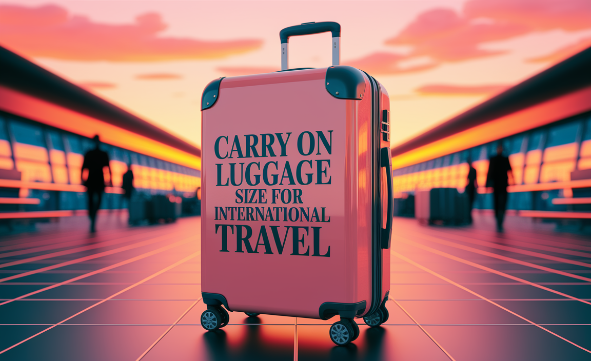 Carry On Luggage Size For International Travel