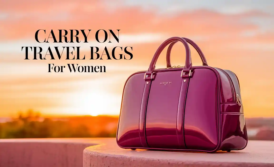 Carry On Travel Bags For Women
