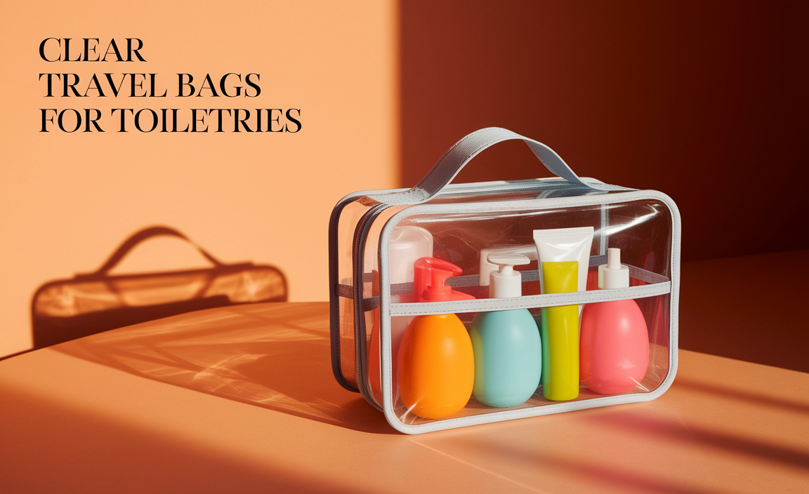 Clear Travel Bags For Toiletries