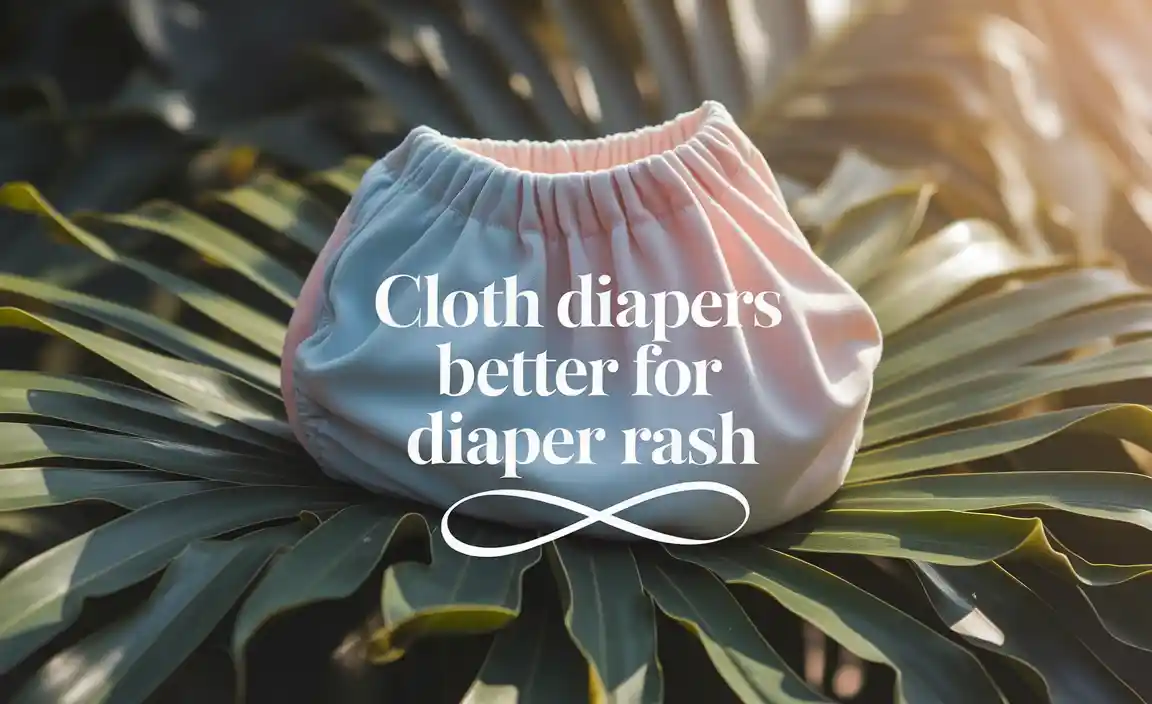 Cloth Diapers Better For Diaper Rash