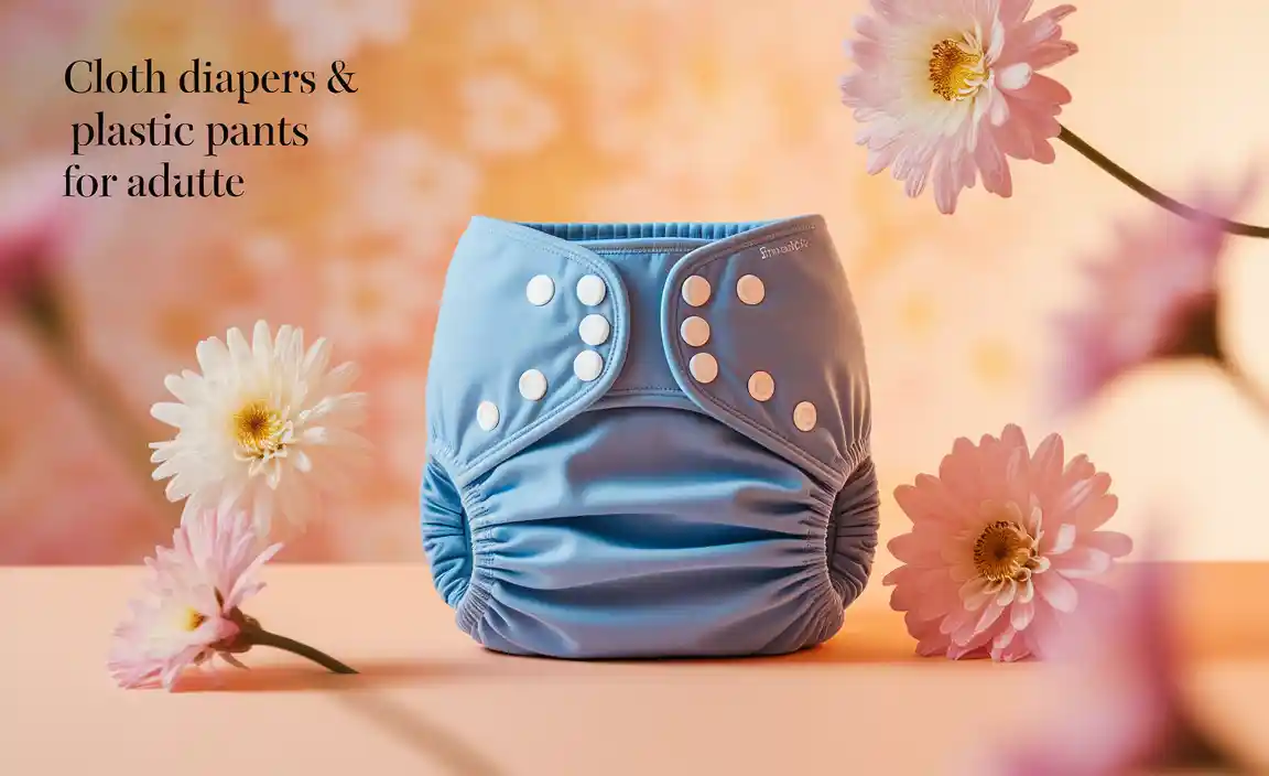 Cloth Diapers & Plastic Pants For Adults