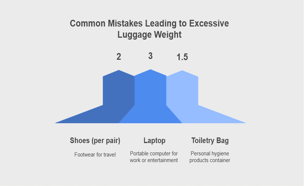 Common Mistakes Leading to Excessive Luggage Weight