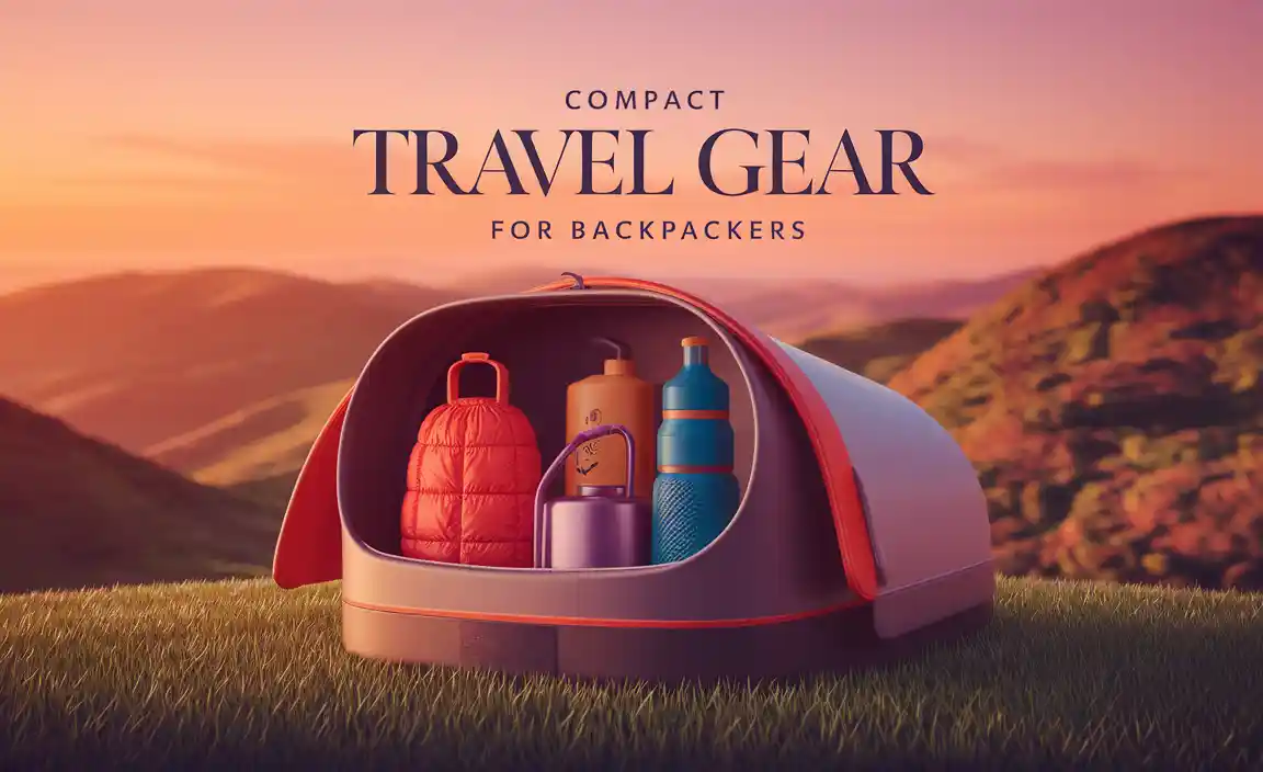 Compact Travel Gear For Backpackers