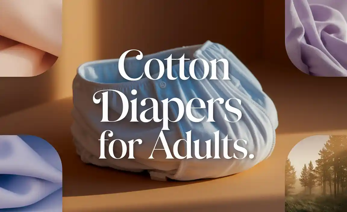 Cotton Diapers For Adults