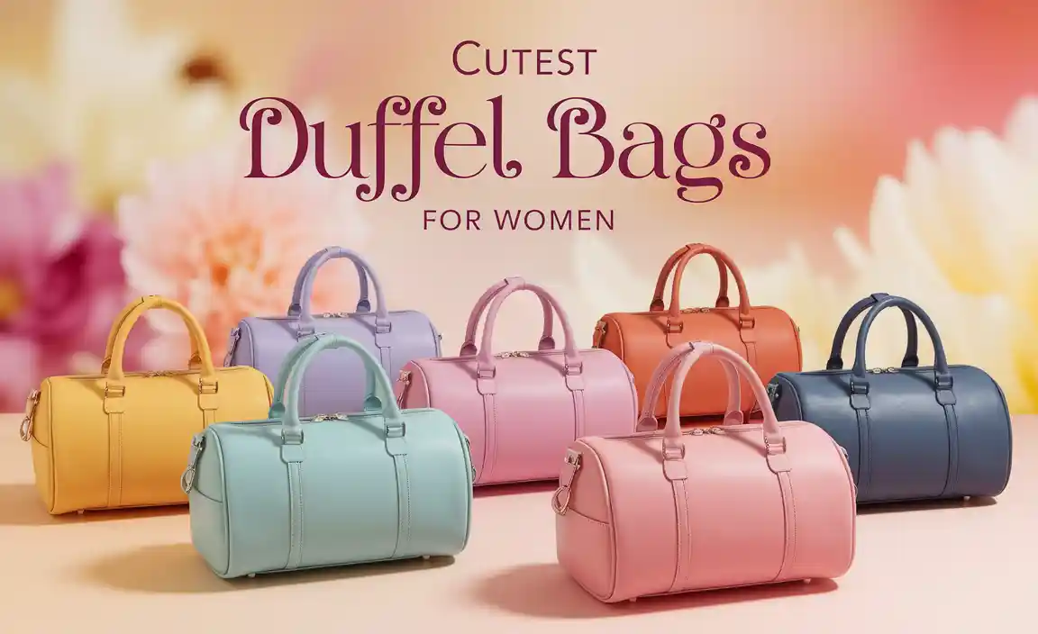 Cutest Duffel Bags For Women
