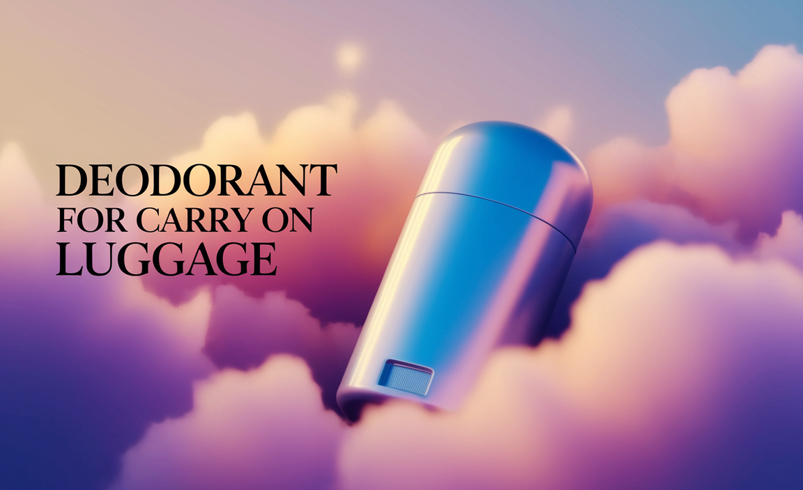 Deodorant For Carry On Luggage