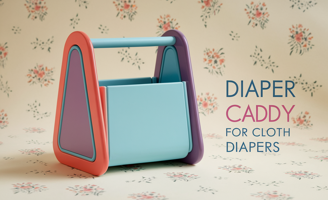 Diaper Caddy For Cloth Diapers