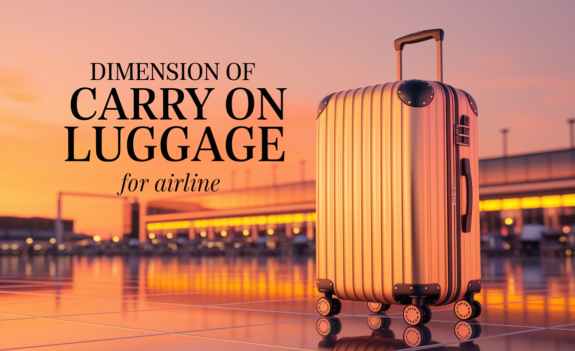 Dimension Of Carry On Luggage For Airline