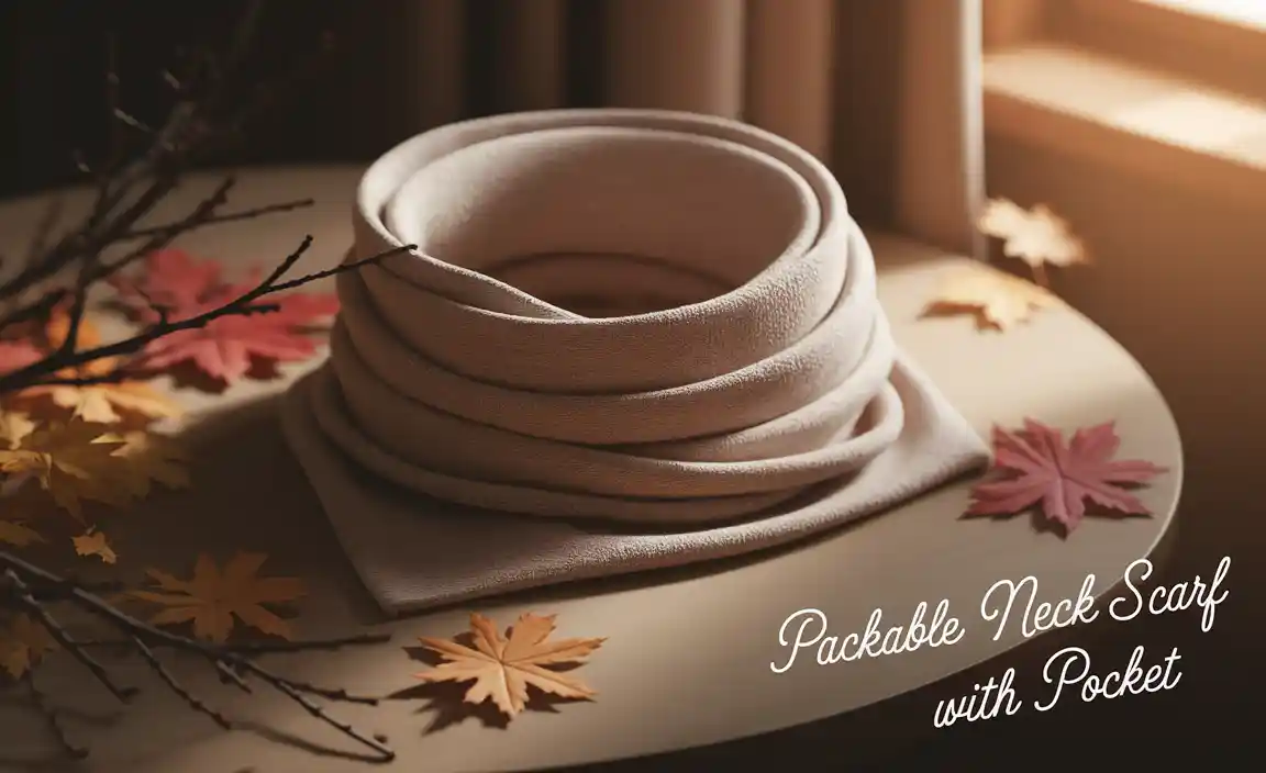 Discover The Versatility Of A Packable Neck Scarf With Pocket