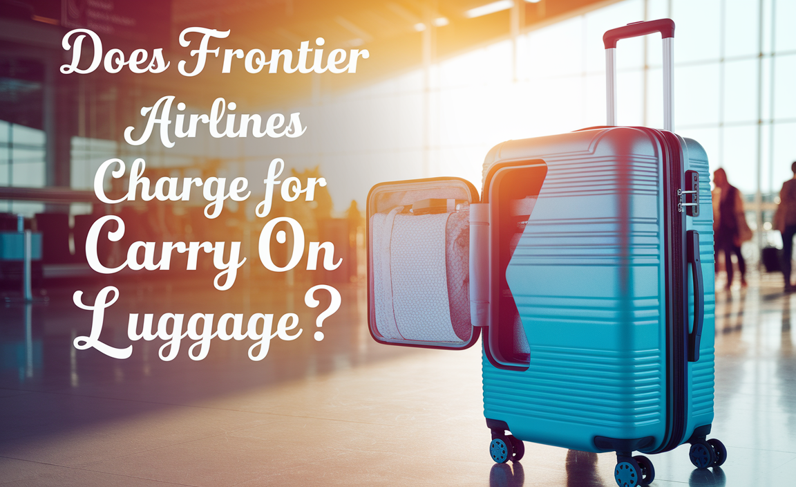 Does Frontier Airlines Charge For Carry On Luggage