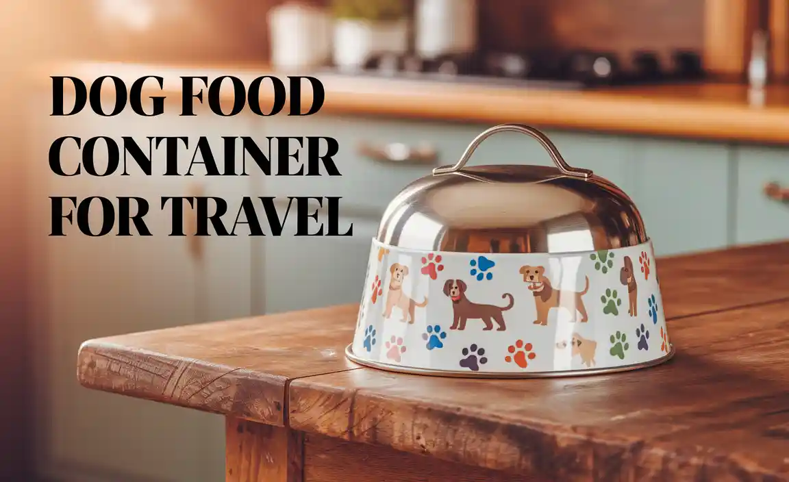 Dog Food Container For Travel