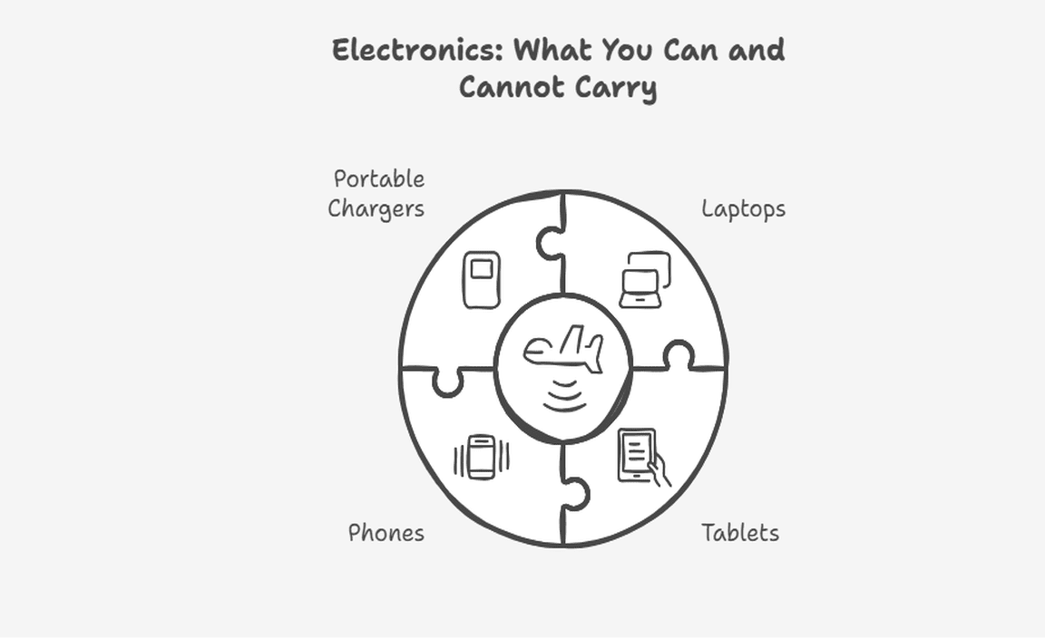 Electronics What You Can and Cannot Carry