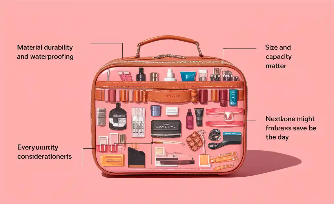 Features to Look for in an Ideal Toiletry Case