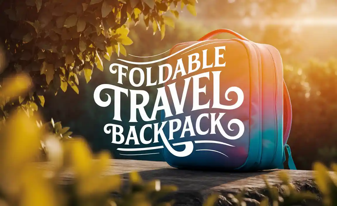 Foldable Travel Backpack