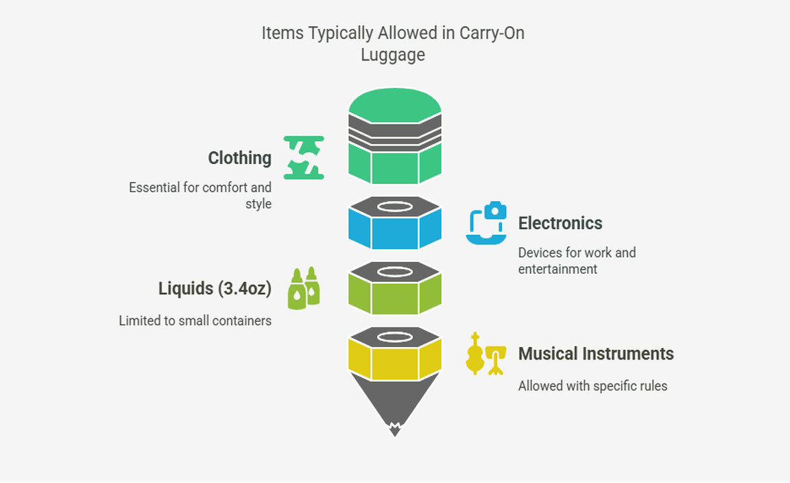 Items Typically Allowed in Carry-On Luggage
