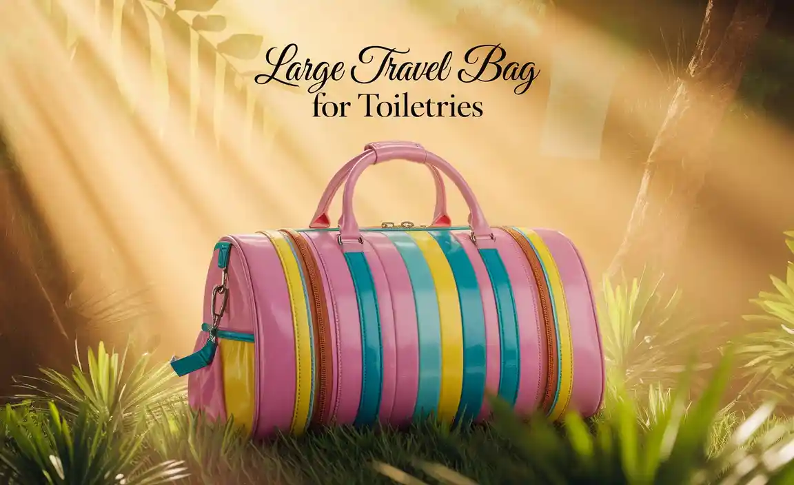 Large Travel Bag For Toiletries
