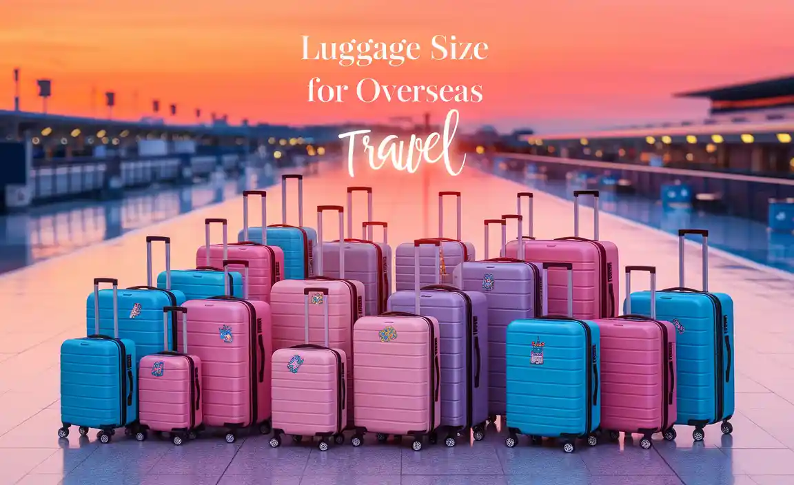 Luggage Size For Overseas Travel