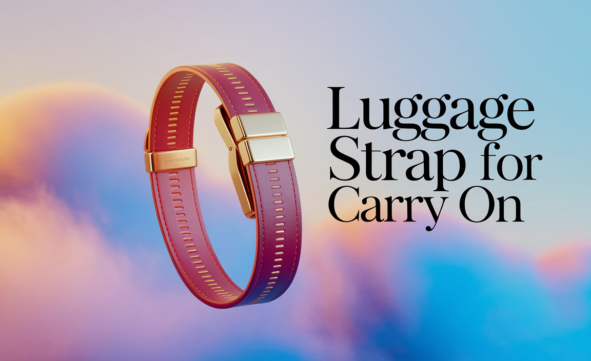 Luggage Strap For Carry On