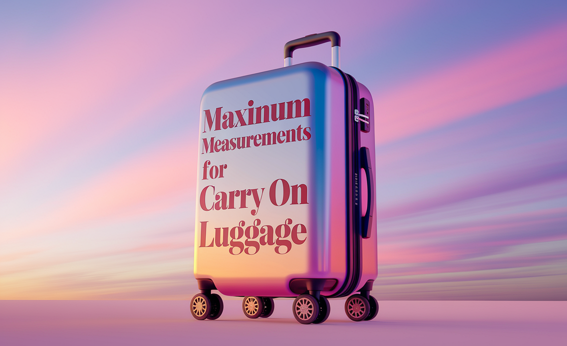 Maximum Measurements For Carry On Luggage