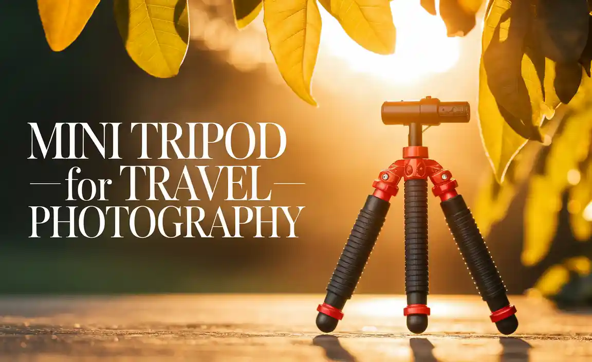 Mini Tripod for Travel Photography