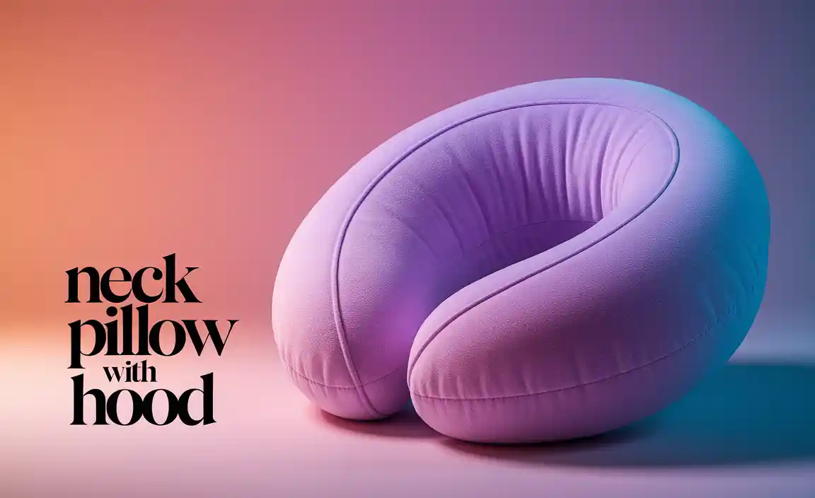 Neck Pillow With Hood