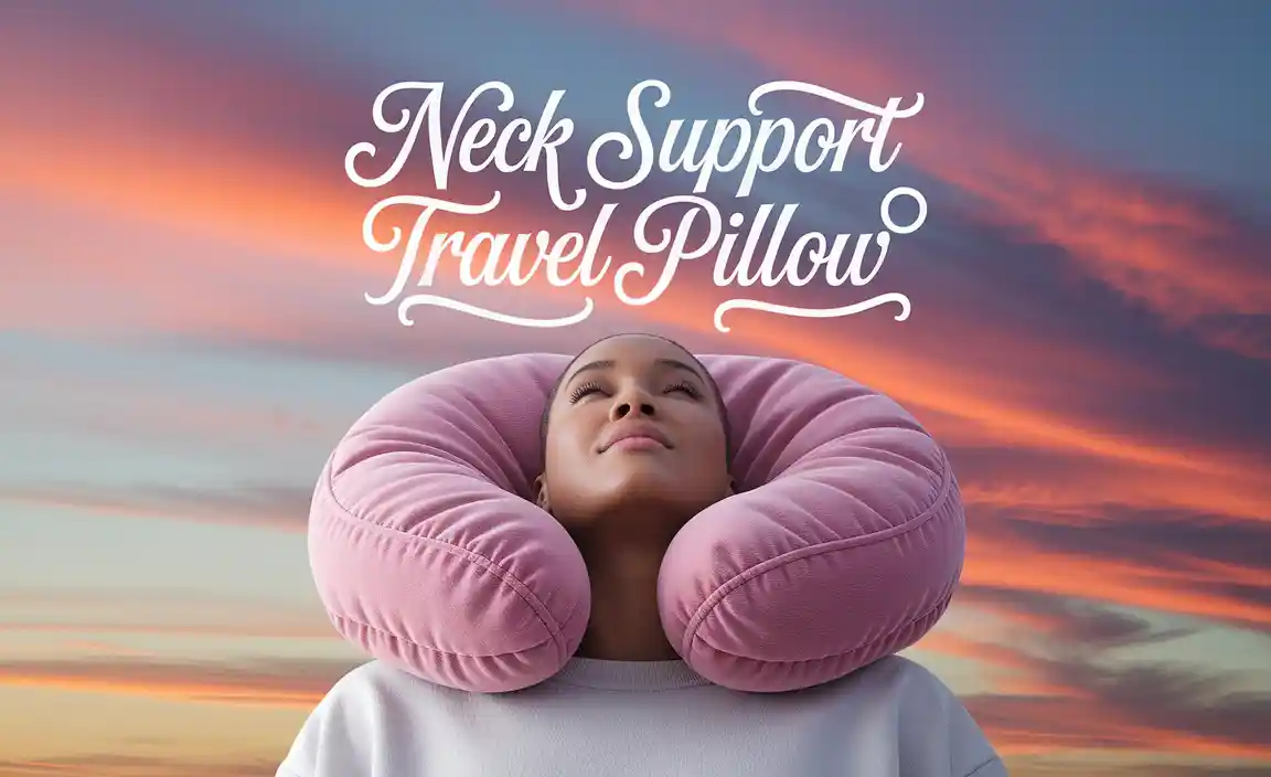 Neck Support Travel Pillow