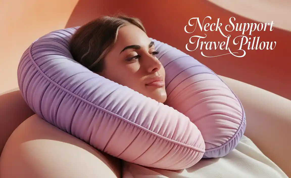 Neck Support Travel Pillow