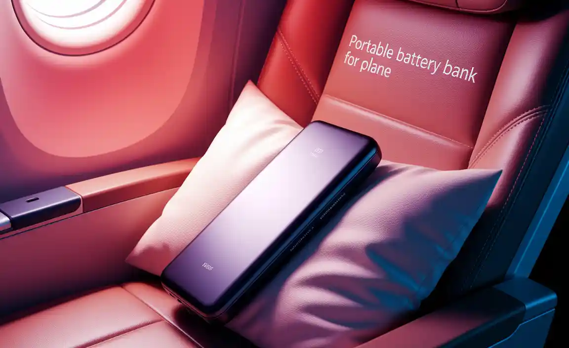 Portable Battery Bank For Plane