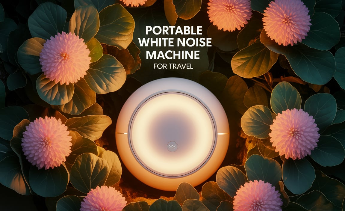 Portable White Noise Machine For Travel