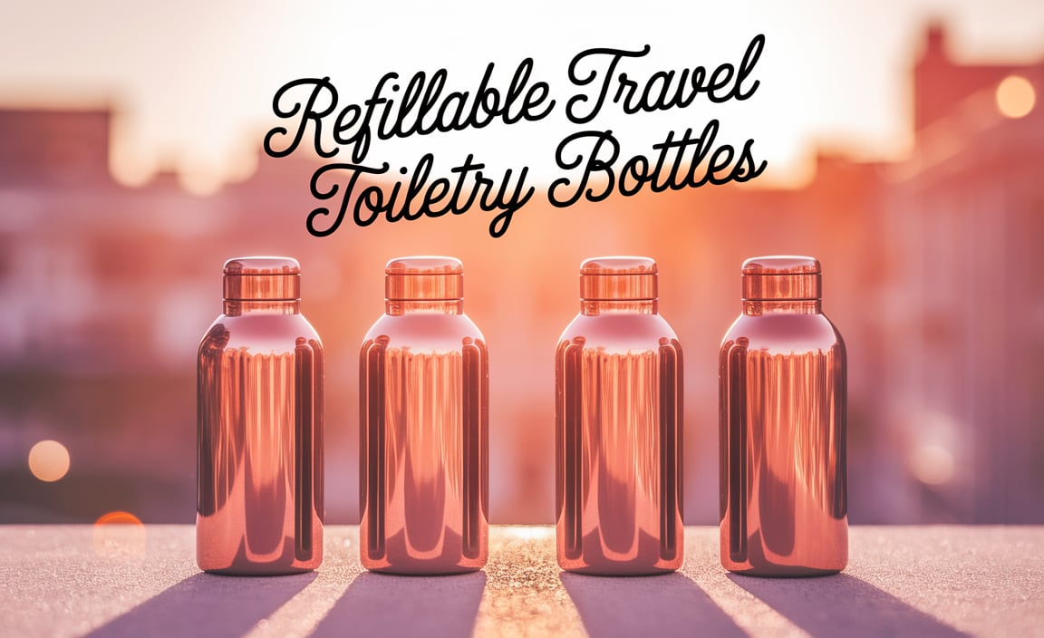 Refillable Travel Toiletry Bottles