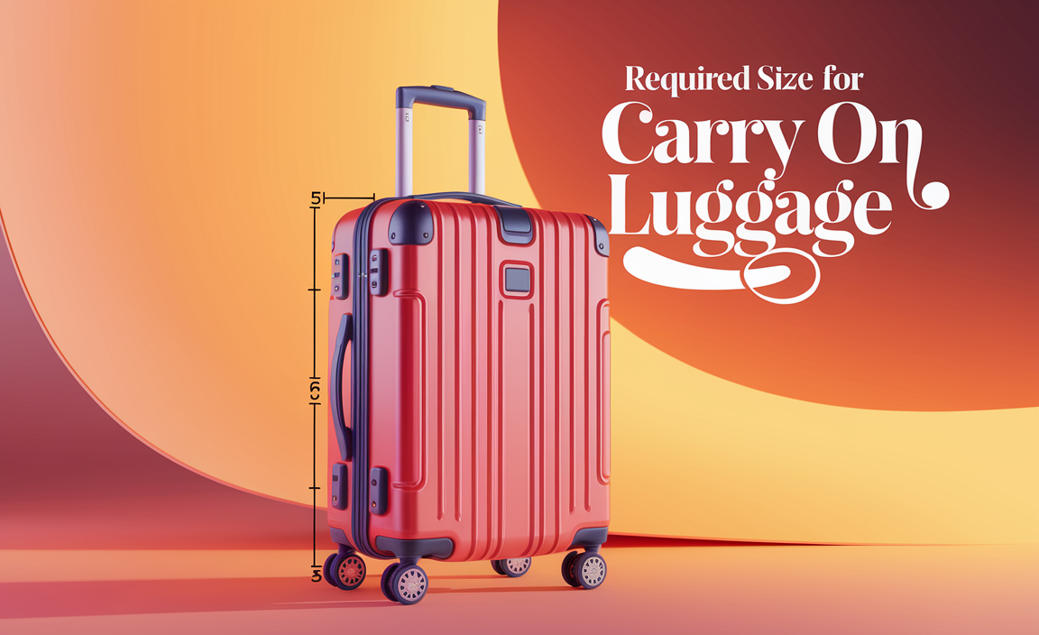 Required Size For Carry On Luggage