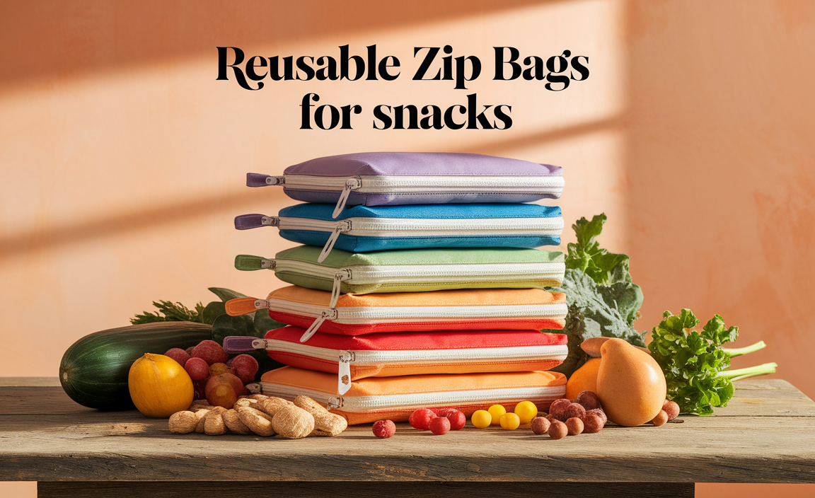 Reusable Zip Bags For Snacks