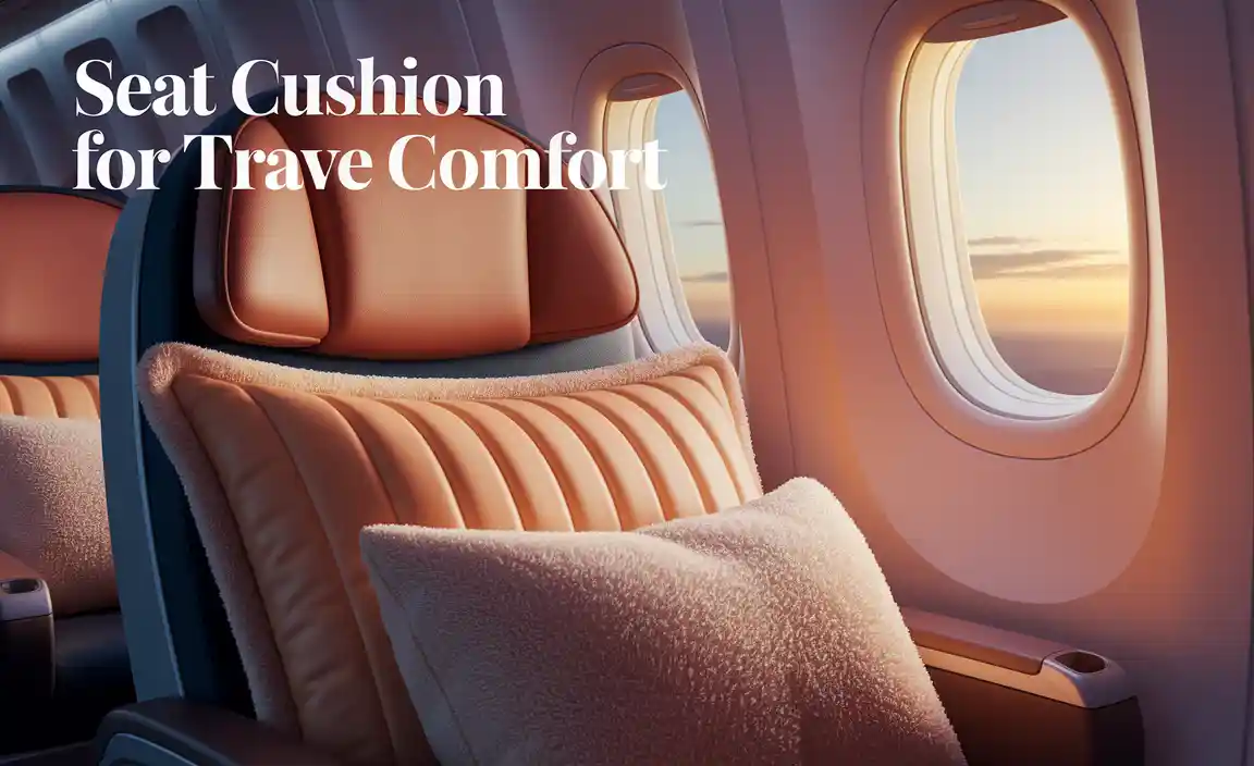 Seat Cushion For Travel Comfort