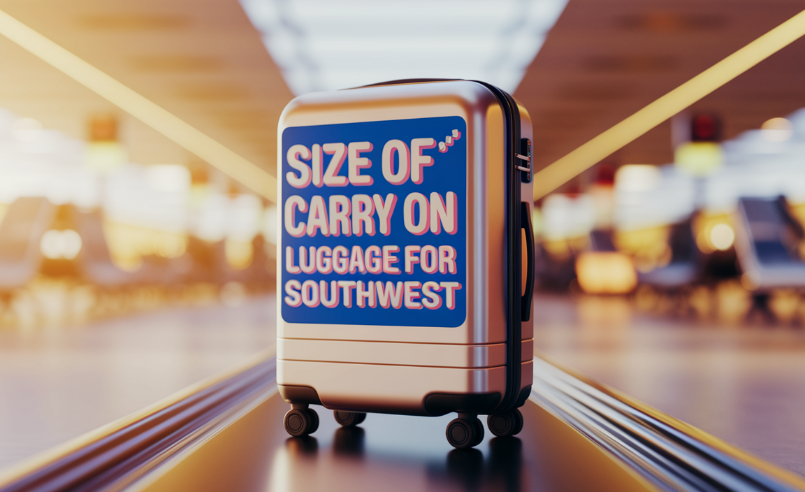 Size Of Carry On Luggage For Southwest