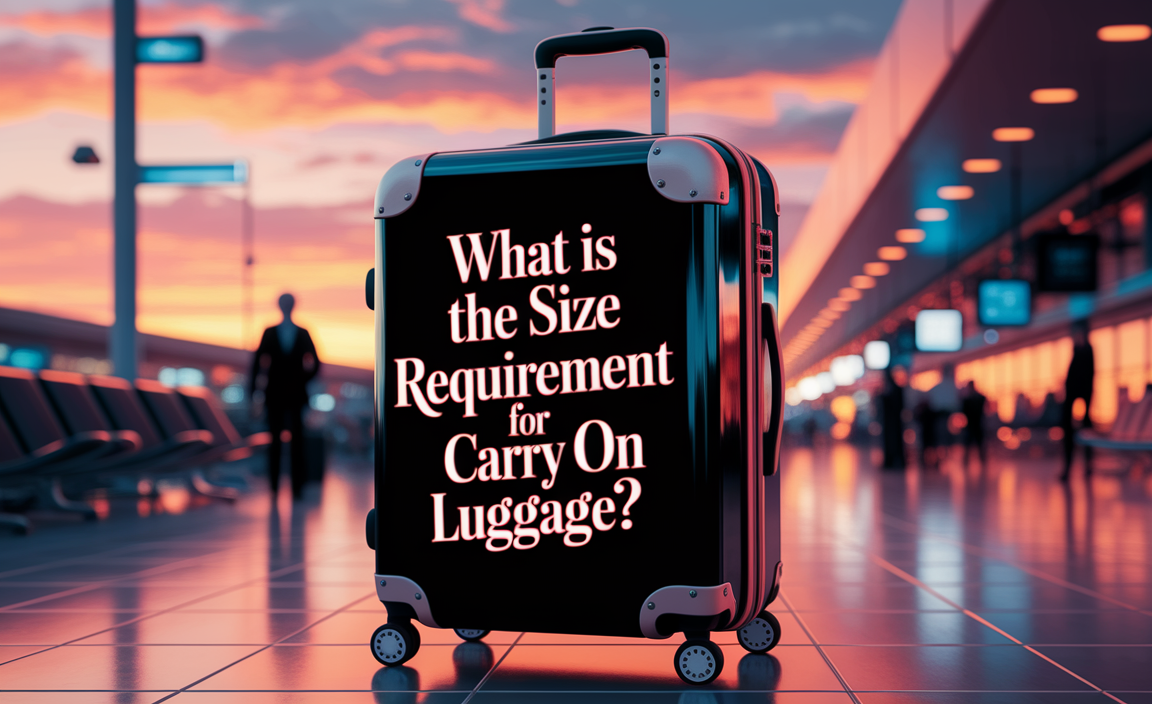 Size Requirement For Carry On Luggage