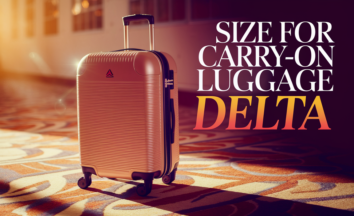 Size for Carry On Luggage Delta