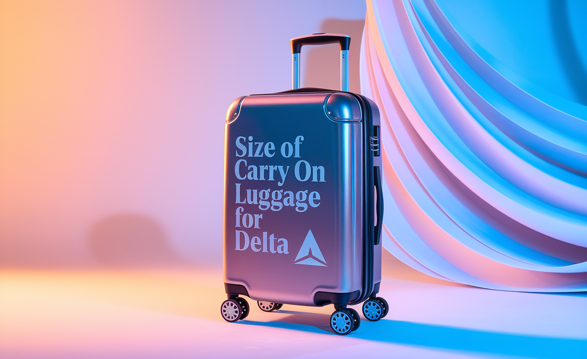 Size of Carry On Luggage for Delta