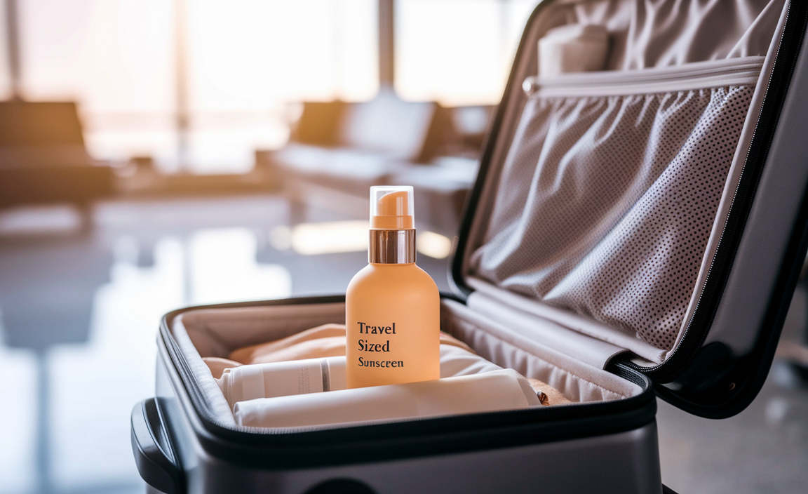 Sunscreen For Carry-On Luggage - Travel Essentials