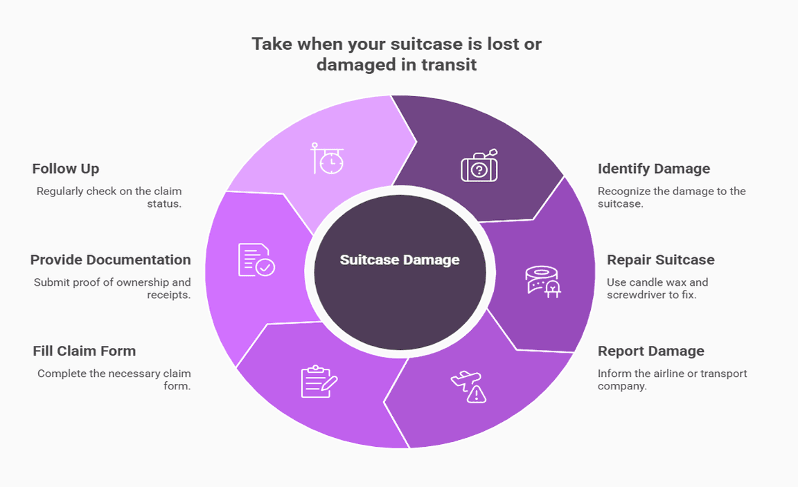 Take when your suitcase is lost or damaged in transit