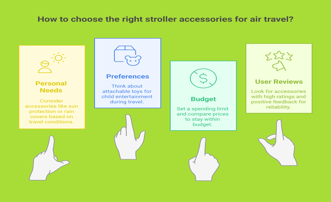 Tips for Choosing the Right Stroller Accessories for Air Travel