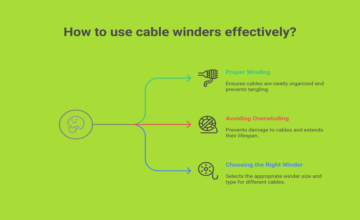 Tips for Organizing Your Cables with Winders