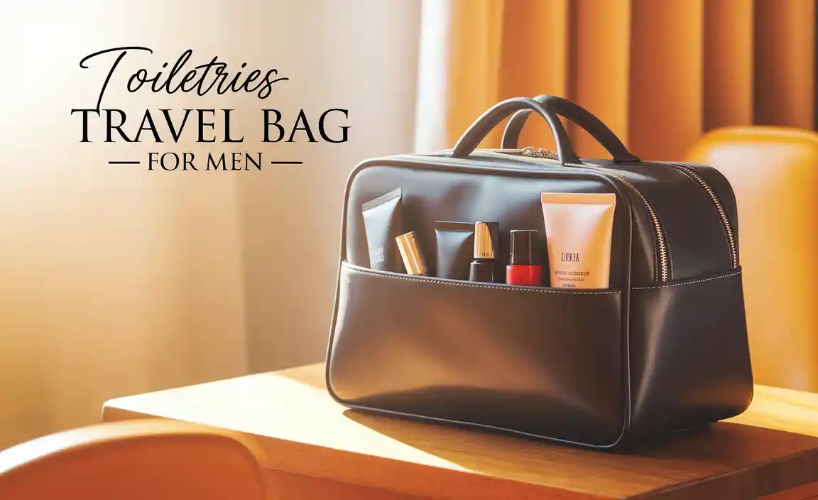 Toiletries Travel Bag For Men