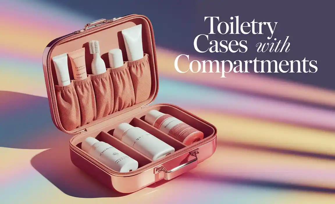 Toiletry Cases With Compartments