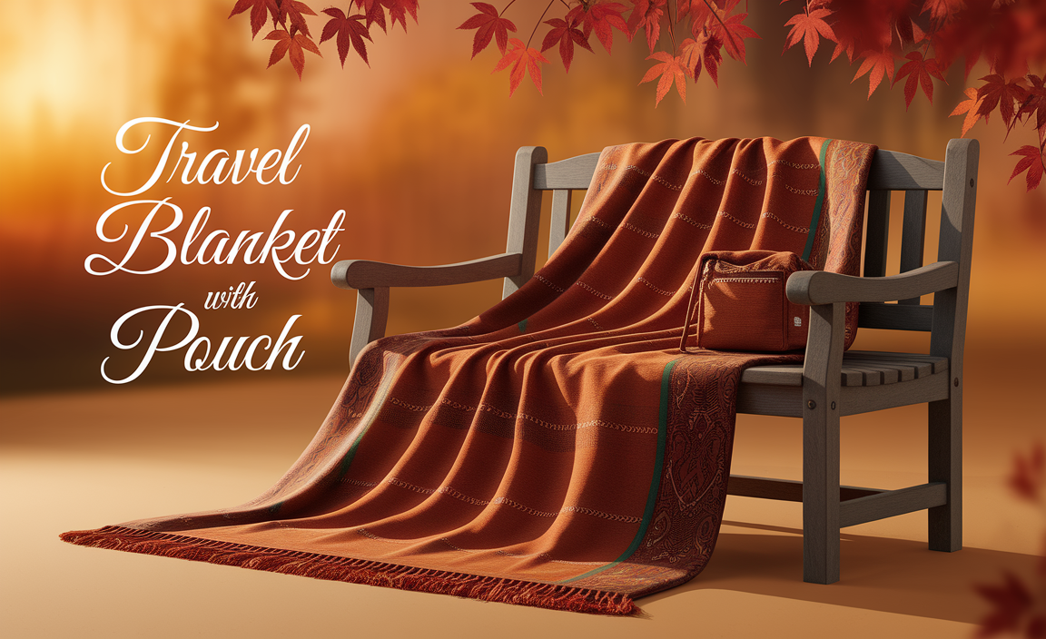Travel Blanket With Pouch